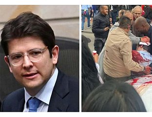 ПРЕДСЈЕДНИЧКИ КАНДИДАТ УРИБЕ УПУЦАН У ГЛАВУ