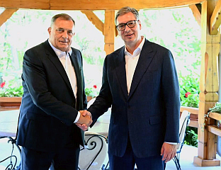 VUČIĆ AND DODIK DISCUSS ALL IMPORTANT ISSUES CONCERNING SERBIAN PEOPLE