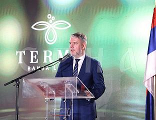 ŠERANIĆ: "TERME BANJA LUKA" WILL BE A SOURCE OF PRIDE FOR BANJA LUKA AND REPUBLIKA SRPSKA