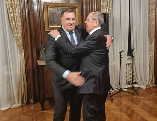 DODIK ARRIVES FOR MEETING WITH LAVROV