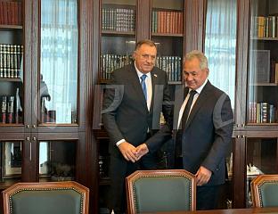 MEETING BETWEEN DODIK AND SHOIGU BEGINS IN MOSCOW