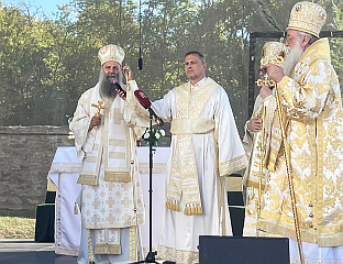 ПАТРИЈАРХ СЛУЖИО ЛИТУРГИЈУ У МАНАСТИРУ МЕСИЋ ПОВОДОМ ОСАМ ВИЈЕКОВА ПОСТОЈАЊА