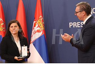 "СПОМЕН-ПОДРУЧЈУ ДОЊА ГРАДИНА" ЗЛАТНА МЕДАЉА ЗА ЗАСЛУГЕ