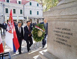 ПОЛАГАЊЕМ ЦВИЈЕЋА ОБИЉЕЖЕН ДАН ПРИМИРЈА