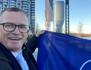 НАТО ЛОБИСТА ФЕЛИНГЕР ПОНОВО У КАМПАЊИ ПОДРШКЕ КАНДИДАТУ СДС-а БЛАНУШИ