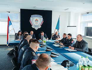 БУДИМИР ПОСЈЕТИО ПОЛИЦИЈСКУ УПРАВУ БАЊАЛУКА