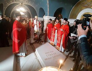 У ХРАМУ СВЕТОГ САВЕ СЛУЖЕН ПОМЕН БЛАЖЕНОПОЧИВШЕМ ПАТРИЈАРХУ ИРИНЕЈУ