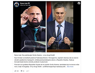 РАМО ИСАК БИ ДА БИРА ПРЕДСЈЕДНИКА СРПСКЕ: ПОЗВАО ГРАЂАНЕ ДА ГЛАСАЈУ ЗА ОНЕ КОЈИ "НУДЕ ПРОМЈЕНЕ"