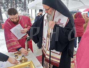 ОСВЕШТАН ТЕМЕЉ ЗА БУДУЋИ ХРАМ У КРУГУ БИЈЕЉИНСКЕ БОЛНИЦЕ