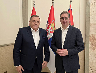 DODIK WITH VUČIĆ: TODAY ONCE AGAIN - SHOULDER TO SHOULDER