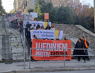 МАРШЕВИ ПРОТИВ ФАШИЗМА ПОД БУДНИМ ОКОМ ПОЛИЦИЈЕ, ИНЦИДЕНТИ У РИЈЕЦИ