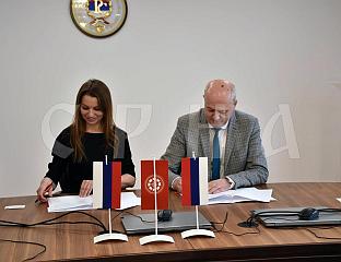 КУЛИЋ СА ДЕЛЕГАЦИЈОМ БАЛТИЧКОГ ФЕДЕРАЛНОГ УНИВЕРЗИТЕТА "ИМАНУЕЛ КАНТ" ИЗ РУСИЈЕ