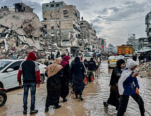 НАЈМАЊЕ 14 ПАЛЕСТИНАЦА ПОГИНУЛО У УДАРУ ОЛУЈЕ "БАЈРОН"