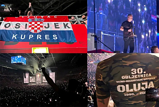 НА ТОПМПСОНОВОМ КОНЦЕРТУ У ЗАГРЕБУ ПОНОВО УЗВИЦИ "ЗА ДОМ СПРЕМНИ"