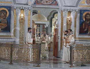 PATRIARCH SERVES MORNING CHRISTMAS LITURGY AT THE TEMPLE OF SAINT SAVA