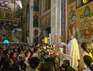 БОЖИЋНА ЛИТУРГИЈА У ХРАМУ ПРЕОБРАЖЕЊА ГОСПОДЊЕГ