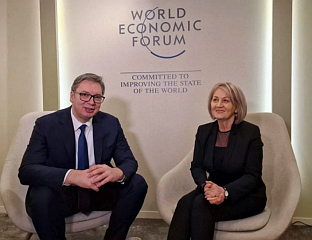 ВУЧИЋ СА КРИШТОВОМ О ИНФРАСТРУКТУРНОМ ПОВЕЗИВАЊУ