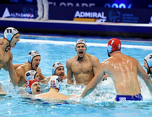 SERBIA’S WATER POLO TEAM EUROPEAN CHAMPION