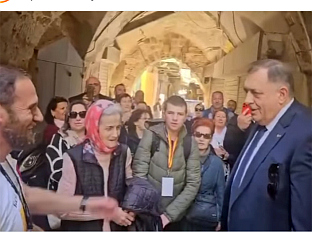 ДОДИК СА ХОДОЧАСНИЦИМА У СВЕТОМ ГРАДУ