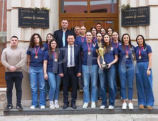 ИСТОРИЈСКИ УСПЈЕХ ЖЕНСКОГ КОШАРКАШКОГ КЛУБА "ЛЕОТАР 03"