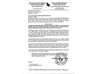 VERDICT AGAINST CHRISTIAN SCHMIDT IS HOUSE OF REPRESENTATIVES' CONSTITUTIONAL - LEGAL COMMISSION'S OPINION