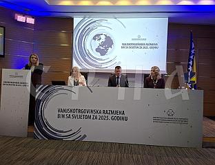 ЛАНИ УКУПАН ОБИМ РАЗМЈЕНЕ СА СВИЈЕТОМ ПОВЕЋАН ЗА 2,12 МИЛИЈАРДИ КМ