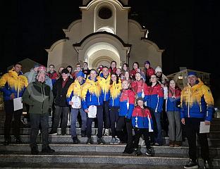 ЦЕРЕМОНИАЛ WЕЛЦОМЕ ФОР ПАЛЕ ОЛYМПИАНС ФРОМ ИТАЛY