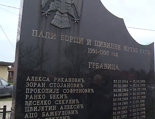 ОБИЉЕЖАВАЊЕ 33 ГОДИНЕ ОД МАСАКРА НАД ПРИПАДНИЦИМА ВРС У ГРБАВИЦИ КОД БРЧКОГ, ПРИСУСТВУЈЕ ОСТОЈИЋ