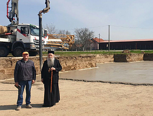 МИТРОПОЛИТ ФОТИЈЕ ПОСЈЕТИО ГРАДИЛИШТЕ ХРАМА СВЕТОГ САВЕ У БИЈЕЉИНИ