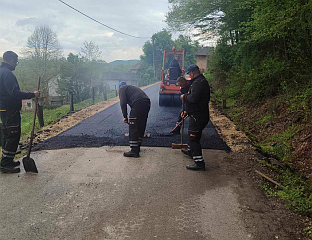 АСФАЛТИРАНА ДИОНИЦА ПУТА НА ПОДРУЧЈУ ПЕТРОВА