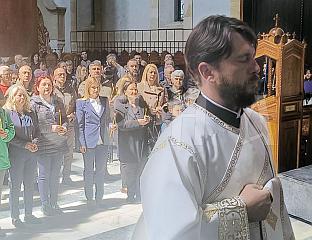 MEMORIAL SERVICE HELD IN BELGRADE FOR SERBS KILLED IN CRIMINAL OPERATION FLASH