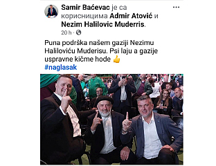 БАЋЕВАЦ НА ФОТОГАФИЈАМА СА РАТНИМ КОМАНДАНТОМ ХАЛИЛОВИЋЕМ