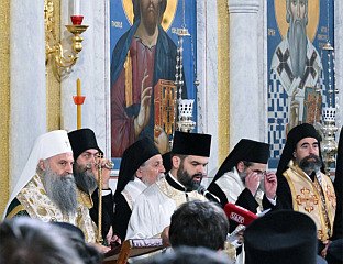 PATRIARCH PORFIRIJE: BELGRADE TODAY IS PRAYERFUL CENTRE OF ENTIRE SERB PEOPLE