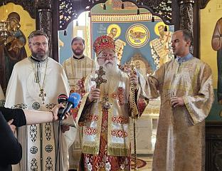 МИТРОПОЛИТ ХРИЗОСТОМ: СВЕТИ ЋИРИЛО И МЕТОДИЈЕ УТЕМЕЉИЛИ ДУХОВНИ И КУЛТУРНИ ИДЕНТИТЕТ