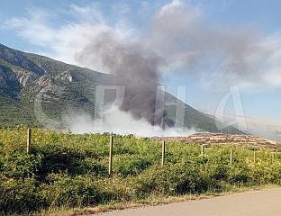 ПОНОВО АКTИВИРАН ПОЖАР НА ДЕПОНИЈИ УБОРАК
