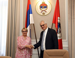 TRIŠIĆ BABIĆ AND HOLTZAPPLE DISCUSS THE WORK OF OFFICE FOR INTERNATIONAL COOPERATION