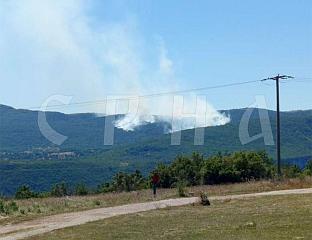 WILDFIRE RAGES IN KAMENICA; AIR TRACTOR FROM MOSTAR EXPECTED