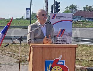 СТЕВАНОВИЋ: РАСКРСНИЦА У ЛОНЧАРИМА ВАЖНО САОБРАЋАЈНО ЧВОРИШТЕ