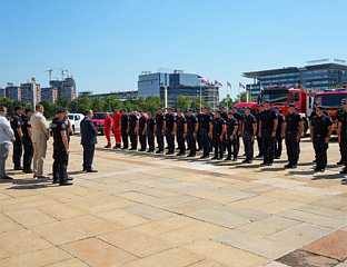 DAČIĆ SEES OFF 34 FIREFIGHTER-RESCUERS TO FRANCE