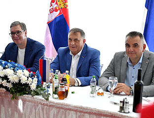 DODIK: GRATITUDE TO VUČIĆ FOR HIS SUPPORT FOR SRPSKA’S DEVELOPMENT