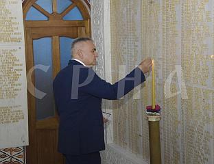 МИНИЋ ОДАО ПОЧАСТ СТРАДАЛИМ СРПСКИМ БОРЦИМА