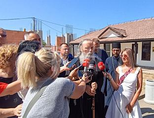 МИТРОПОЛИТ ФОТИЈЕ: БИЋЕ ИЗГРАЂЕНА АУТЕНТИЧНА РЕПЛИКА ХИЛАНДАРСКЕ ЦРКВЕ
