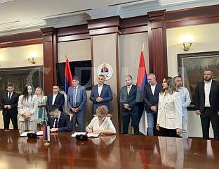 ПОТПИСАН СПОРАЗУМ ЗА ПРОЈЕКАТ "ВОДОВОД И КАНАЛИЗАЦИЈА"