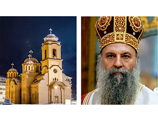 ПАТРИЈАРХ ПОРФИРИЈЕ ОСВЕШТАЋЕ 26. СЕПТЕМБРА НОВУ ЦРКВУ НА ПАЛАМА