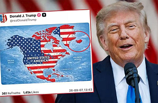 РЕЈКЈАВИК НЕГОДУЈЕ ЗБОГ ТРАМПОВЕ КАРТЕ СЈЕВЕРНЕ АМЕРИКЕ