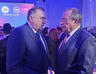 DODIK AND OLD FRIEND ANATOLY VIKTOROV DISCUSS SITUATION IN THE BALKANS
