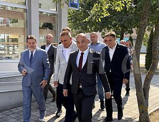 МИНИЋ И СТЕВАНДИЋ СА ОПШТИНСКИМ РУКОВОДСТВОМ