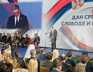 ВУЧИЋ: ДАНАС СЕ СЛАВИ БИОЛОШКИ ОПСТАНАК СРПСКОГ НАРОДА
