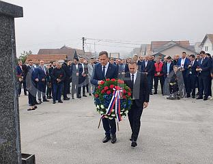 WREATHS AND FLOWERS LAID AT NEW ZEJTINLIK CEMETERY IN SOKOLAC