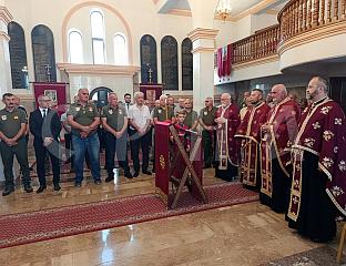 СЛУЖЕН ПАРАСТОС ПОГИНУЛИМ БОРЦИМА ПОВОДОМ 35 ГОДИНА ОД ФОРМИРАЊА ПРВЕ ЛАКЕ ПРЊАВОРСКЕ БРИГАДЕ